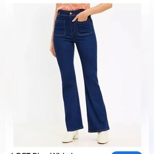 LOFT Blue Flare & Wide Leg Jeans